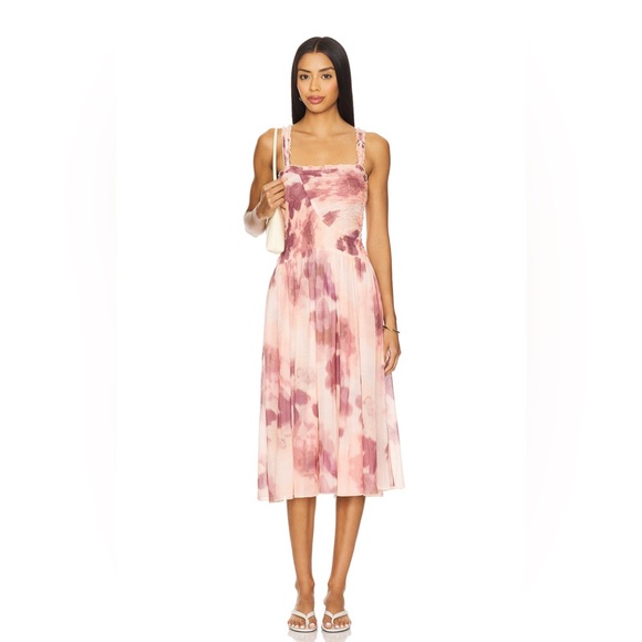 Free People Dresses & Skirts - NWT Free People Tessa Smocked Midi Dress